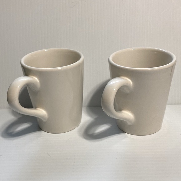 Williams Sonoma Snowmen Holiday Coffee Mug Cups 8 oz Set of 2 - Picture 6 of 11